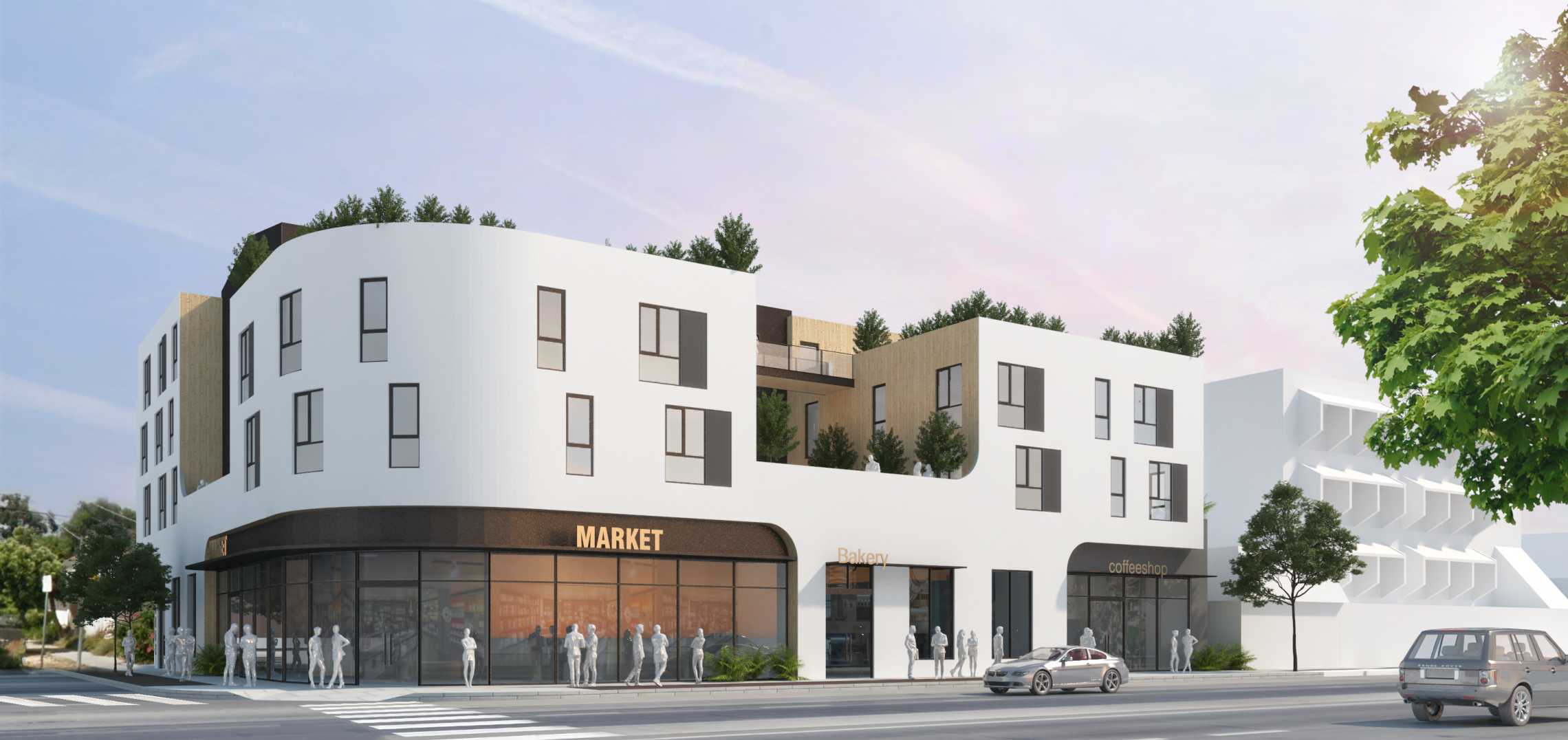 37 apartments with a Gelson's coming to 10063 Riverside Drive in Toluca